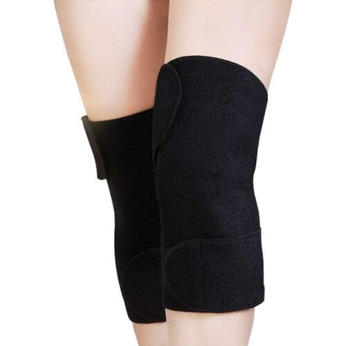 Tourmaline Self Heating Knee Pads 1 Pair Tourmaline Self-heating Knee Protector Magnetic Therapy Knee Protective Belt Arthritis