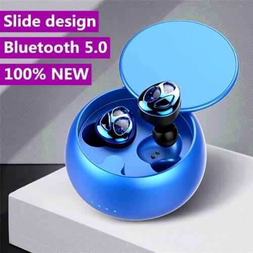 TWS D09 Bluetooth Earphone Round shape Wireless Headphones Earbuds for Redmi Airdots Huawei iPhone headsets for smart phone