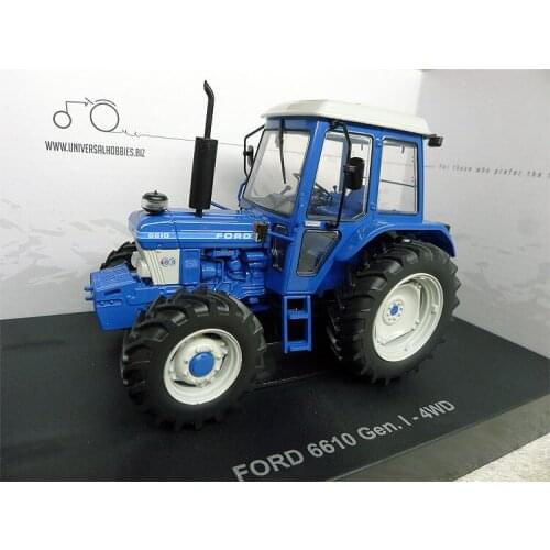UH 1:32 5367 Ford 6610 Gen.1 4WD Tractor Alloy Metal Diecast Cars Model Toy Vehicles For Children Boy Toys