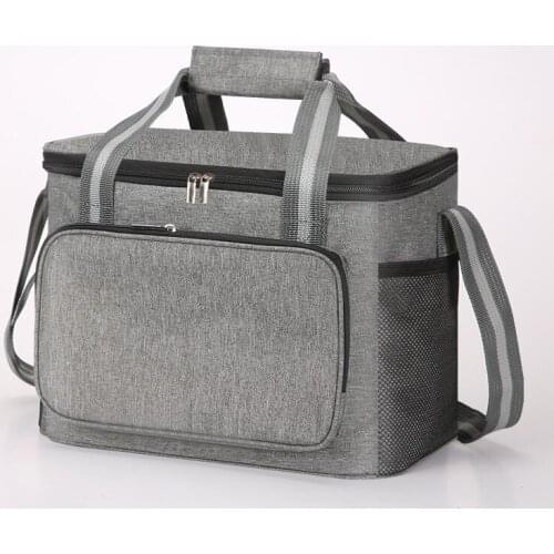 Thickened outdoor Oxford cloth ice bag insulation cold-proof large-capacity portable lunch bag lunch box bag