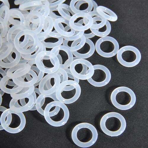 110 Pcs White Keycaps Rubber O-ring Switch Sound Dampeners for Cherry MX Keyboard Dampers Key Cap O Ring Replace BSIDE