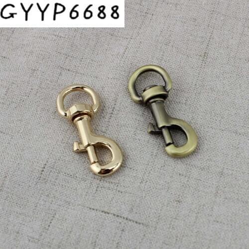 10pcs 50pcs 11mm trigger snap hook swivel clasp small hooks hardware accessory for DIY bags