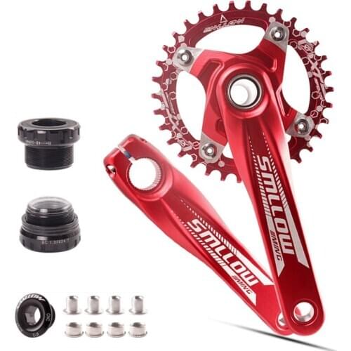 2021 New MTB Bicycle BCD 104 Crankset 170mm Crank 1X System Chainwheel Single Chainring