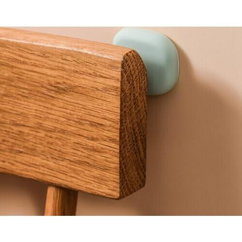 4PCS Cobblestone Shape Silicone Anti-collision Pads For Door Handle Door Stopper Silent Wall Furniture Protective Pad