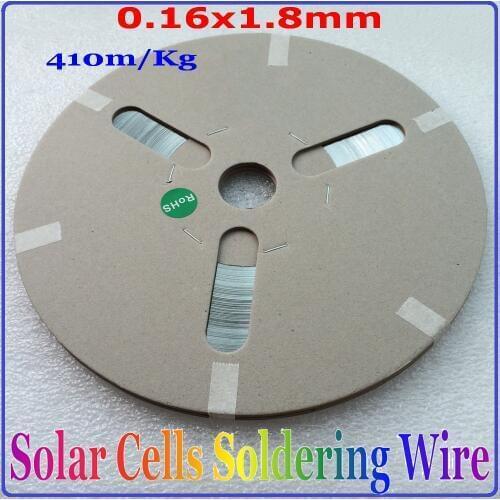 410 Meters / Lot 1.8x0.16mm solar bus bar wire for PV Ribbon Tabbing wire 1320feet solar cells tab wire