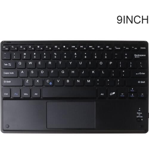 7/9/10 Inches Wireless Bluetooth Lightweight Keyboard with Touchpad Home Keypad