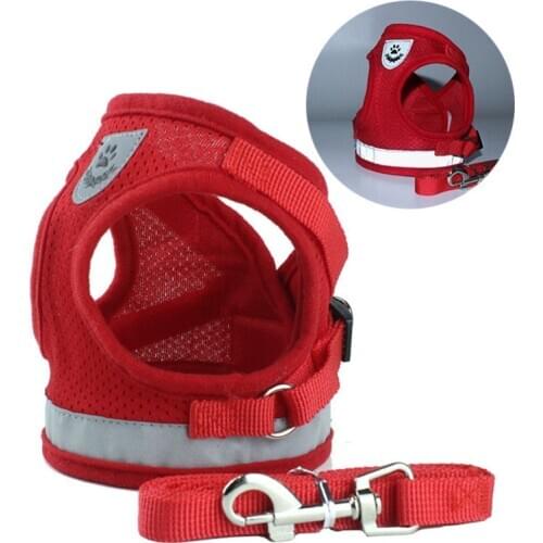 Dog Accessories Collars Leads Reflective Dog Leash Harness Dog Chain Rope Small-sized Teddy Pitbull Pet Products