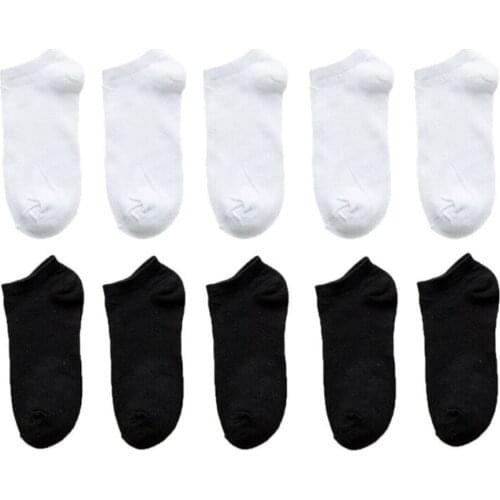 Unisex 10 Double Koton Economic Black White Booties