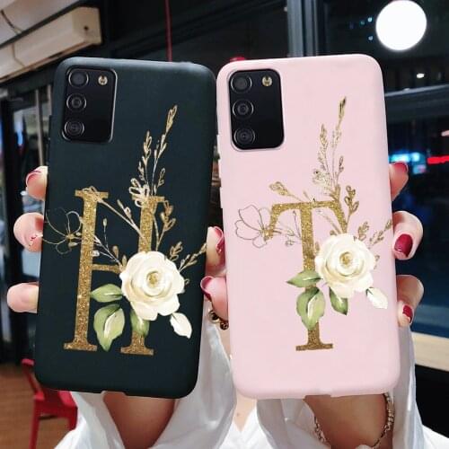 For Samsung Galaxy A02S SM-A025F A 02S Case Cute Letters Silicone Soft Back Cover For Samsung A02 A02S M02S Phone Cases Bumper