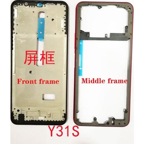Front lcd screen middle bezel Housing Case for Vivo Y31s