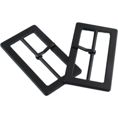 Black Pins buckles 25mm Release Belt Strap Buckles Web Adjust Tote Leash Slider Sewing Fastener Rectangle Leathercraft Hardware