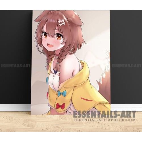 Korone Hololive Canvas Wall Art Painting Decor Pictures Bedroom Study studio print Living kid Room Home Decoration Prints