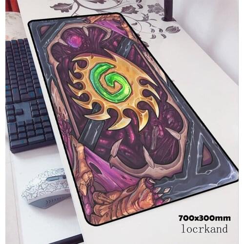 Hearth stones mouse pad 70x30cm gaming mousepad anime thick office notbook desk mat locrkand padmouse games pc gamer mats