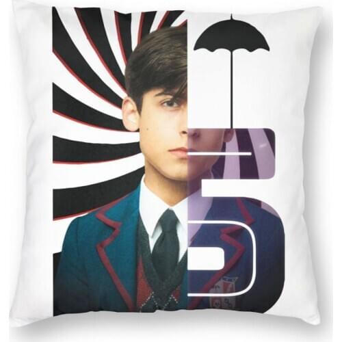 Umbrella Academy Number 5 Square Pillow Case Throw Pillow Fashion Pillowcase