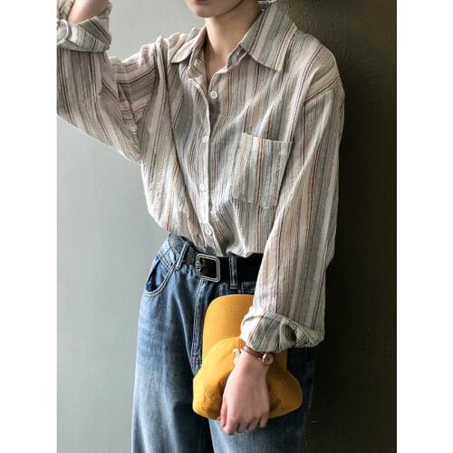 Блузки в полоску MOOIRUE APPAREL China At AliExpress