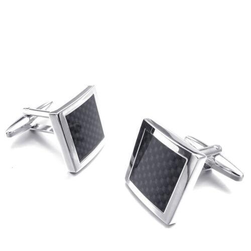 Hot Fashion Men Cufflinks Male Men French Shirt Cuff Links carbon fibre Cufflink Cuff Button mens Jewelry Party gift