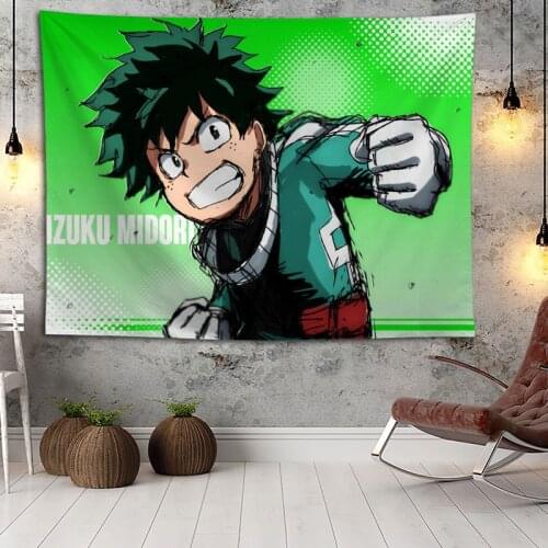 BOKU no Hero Academy Wall Hanging Tapestry Home Party Decorative Tapestries Photo Background Cloth Table Cloth Wall Tapestry