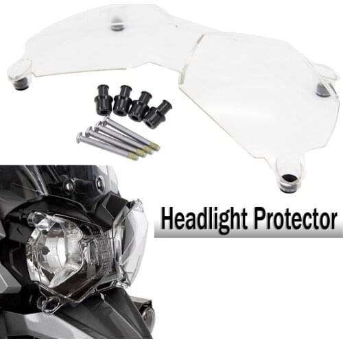 NEW Transparent For Tiger 800 1200 Explorer 1215 XCA XCX XRT XRX 11-20 Motorcycle Headlight Guard Protector Lens Cover