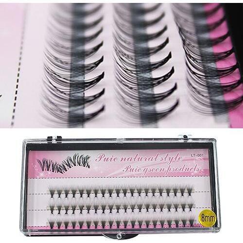 New Hot Fashion Charming Professional Makeup 60 Pcs Clusters Eye Lashes Grafting Fake False Eyelashes Beauty Supplies Makeup