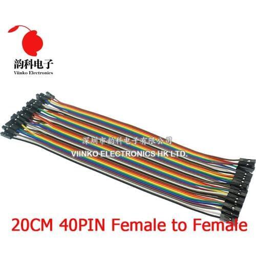 Dupont Line 40PIN 20cm Female to Female Jumper Wire Dupont Cable for arduino