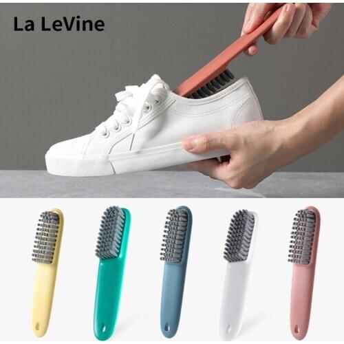 Shoe Brush Plastic Hanghold Colth Brush Handle Portable Washing Brush Household Cleaning Accessories Shoe Care Brush Tool