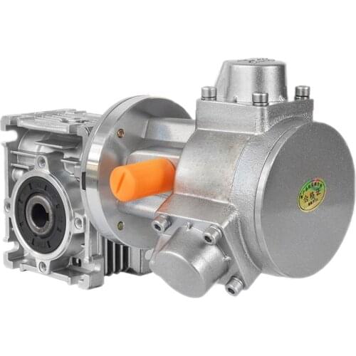 Industrial Piston Pneumatic Motor Three-cylinder Large Torque High Precision with Worm Reducer Powrful Explosion-proof Air Motor