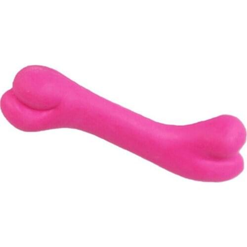 Rubber Dog Toy Dog Toys Squeaky Chew Cani Golden Retriever Mascota Dental Pets Chew Sound Bone Chicken Puppy Strong Food BB50W