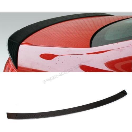 Carbon fiber rear trunk lip wing spoiler for Audi A4 B8 B9 2008 2009 2010 2011 2012 2013 2014