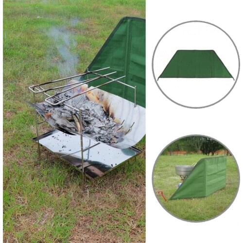 High Stability Aluminum Alloy Barbecue Camping Grill Windscreen for Outdoor