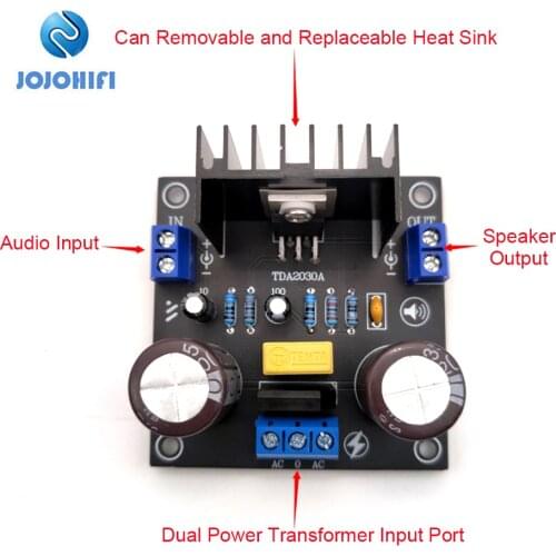 1pcs-10pcs 15W TDA2030A Mono Pure Rear Stage DIY modified Small and Medium Power AMP Amplifier Amplifiers Finished Board