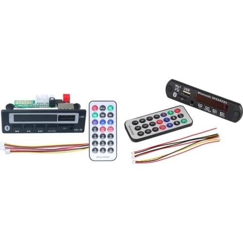 2 Set Bluetooth 5.0 Mp3 Wma Wav Decoder Board Audio Module,6.8X2.3Cm & 108X25.6X20MM