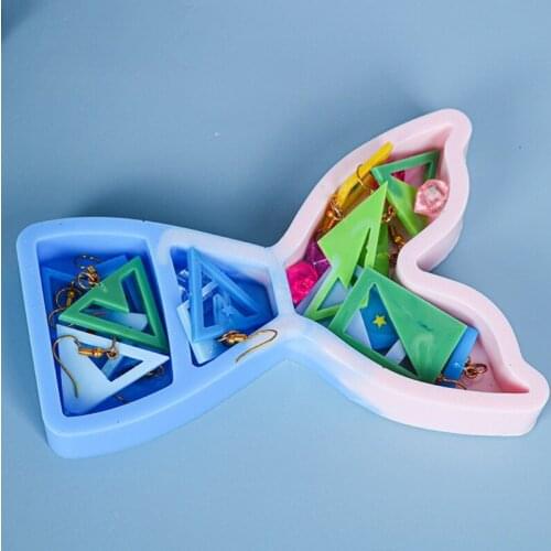 DIY Epoxy Crystal Resin 3D Fishtail Storage Box Mold for Soap Candle Holder DIY Jewelry Holder Home Decoration