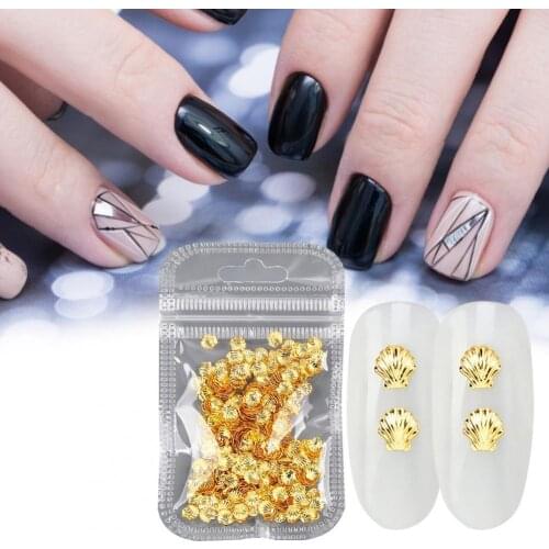 500Pcs/Pack Nail Art Studs Hollow Design Decorating Nails Metal Fashion Manicure Rivet Sequins Nails Decoration Accessories