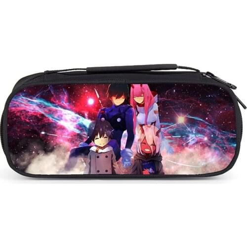 Anime Darling In The FranXX Pencil Case Boys Girls Pencil Storage Bag School Supplies Children Pencil Pouch Coin Wallet