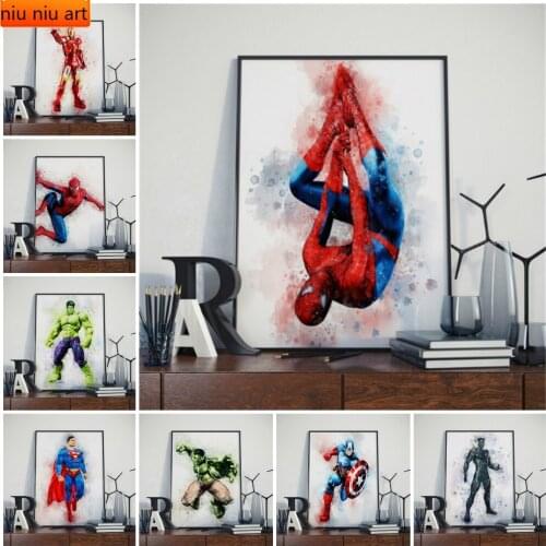 DIY Marvel Superhero Full Diamond Embroidery Diamond Mosaic Diamond Painting Cross Stitch Kits Home Decoration Christmas