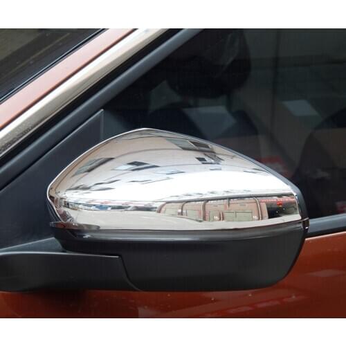 Chrome Side Rearview Mirror Cover Cap For Peugeot 3008 5008 2017-2021