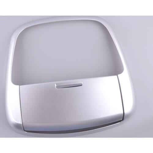 Silver Car Front Roof Reading Light Cover Lamp Trim Bezel Frame ABS fit for Dodge Charger Durango 2014 2015 2016 2017 2018 2019