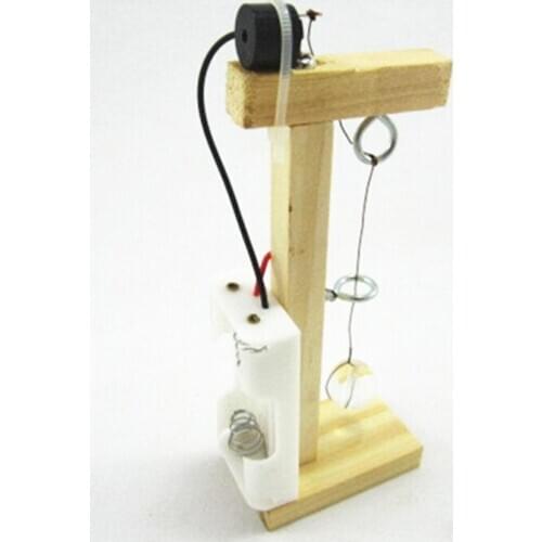 Science technology manufacture homemade earthquake alarm device puzzle assembly model handmade DIY earthquake alarm equipment