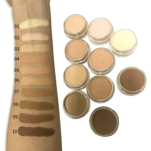 Wholesale Full Cover Concealer Makeup Smooth Eye Dark Circle Face Corrector Cosmetics Concealer Cream Custom Private Label