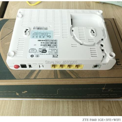 20pcs NEW ZTE ont EPON ONU F660 6.0 Fiber Optic Equipment ONT fiber modem 1GE+3TEL+TEL+USB+Wifi 6.0 Version No Box Free Shipping