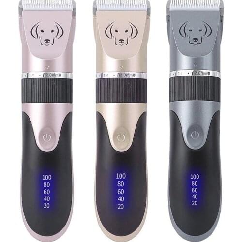 Professional USB Rechargeable Electric Pet Clipper Dog Cat Hair Trimmer Clippers Haircut Machine Shaver Animal Grooming Tool