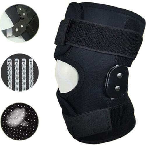 Adjustable Breathable Knee Brace Orthopedic Stabilizer Knee Pads Support Guard with Inner Flexible Hinge Sports Knee Pads
