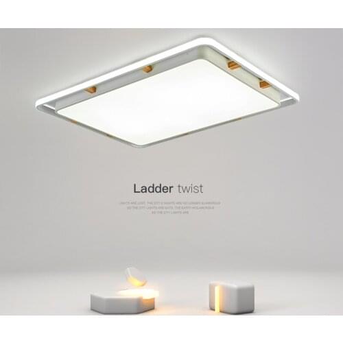 Modern Ceiling Lights For Bedroom Study Hall Living Room Indoor Lighting Fixture Home Decorative White Gray Lamp Input AC90-260V