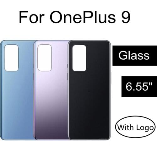 For Oneplus 9 Battery Back Rear Cover Door Housing Battery Back Cover Replacement