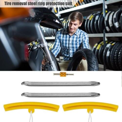 Motorcycle Tire Iron Durable Convenient Rim Changing Protector Valve Tire Remover Motorcycle Repair Fixing Tool