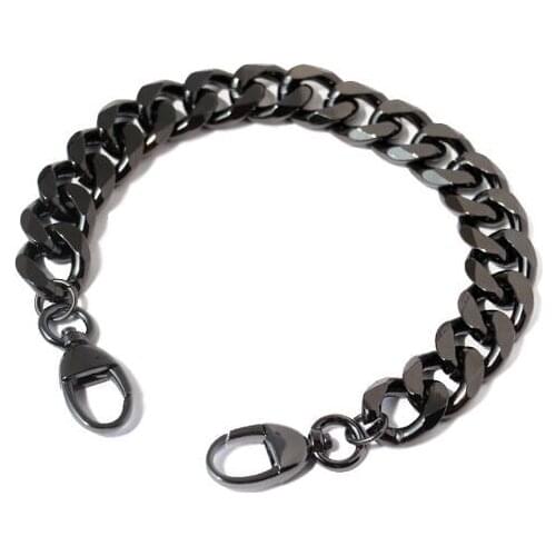 Gold / silver / black handbag metal accessories bag chain does not fade 2.2CM metal chain handle