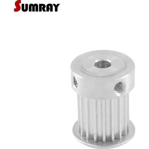 3M 20T Timing Pulley 4/5/6/6.35/7/8/10/12mm Inner Bore Stepper Motor Pulley 16mm Belt Width CNC Belt Pulley 2pcs