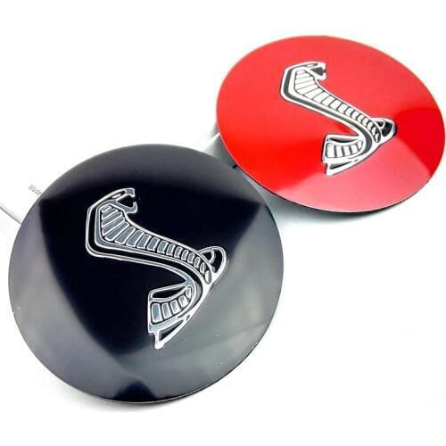 1pcs 3D Cobra Symbol sticker Car Styling Auto Steering Wheel Center Decorative Badge Decal Stickesr for Ford Mustang Shelby