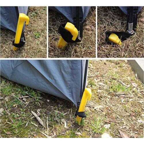 1PC 7.5/9 Inches Tent Stakes Lightweight Tent Pegs Portable Hammer for Camping Hiking Outdoor Traveling Tent Accessories