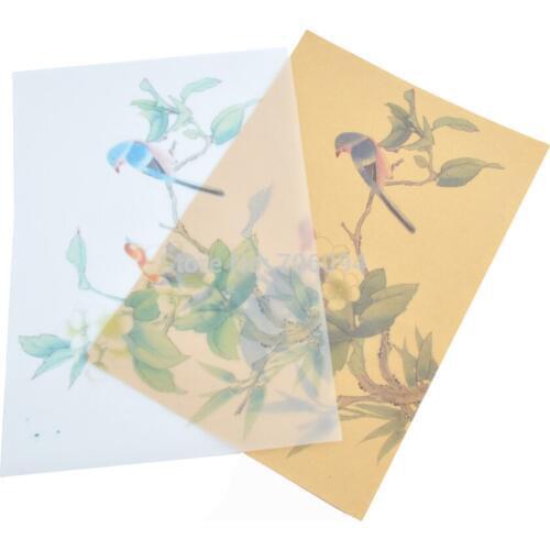 15x21cm & 21x29cm Printing bird Wax Wrapping Paper Handmade Soap Wrapping Paper custom Gift kraft Paper 200pcs